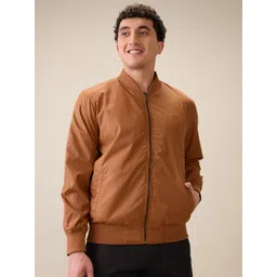 ColorPlus Mock Collar Bomber Jacket-picture-30
