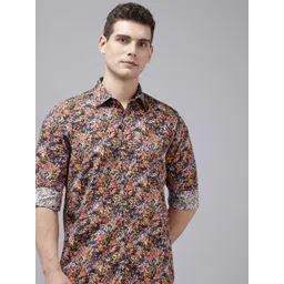 ColorPlus Pure Cotton Printed Casual Shirt-picture-27