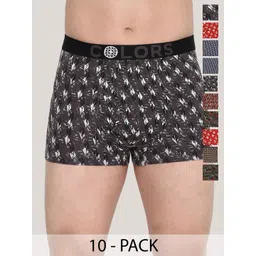 COLORS by Rupa Frontline Pack of 10 Mid-Rise Short Trunk-image-5
