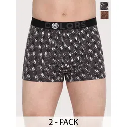 COLORS by Rupa Frontline Pack of 2 Mid-Rise Short Trunk-image-10