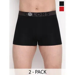 COLORS by Rupa Frontline Pack Of 2 Mid-Rise Short Trunks-image-13