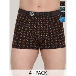 COLORS by Rupa Frontline Pack of 4 Mid-Rise Short Trunk-image-8