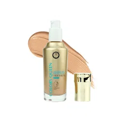 Colors Queen Air Brush Finish Foundation With Primer - 55 ml - White Ivory - 01-picture-12