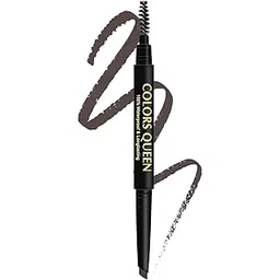 Colors Queen Brow Master Eyebrow Definer Pencil with Spoolie | Natural Looking Brows | Smudge Proof, Waterproof and Long Lasting Eyebrow Pencil (Brown)-image-7