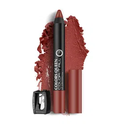 Colors Queen Color It All Non Transfer Matte Lip Crayon With Sharpener-3.5g-Choco Block 25-picture-36