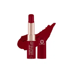 Colors Queen Luscious Lips Non Transfer Matte Lipstick 3.5g - Royal Rust Maroon 04-picture-15