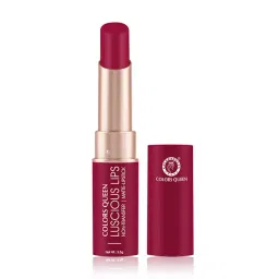 Colors Queen Luscious Lips Non Transfer Matte Lipstick Cranberry - 3.5 gm-picture-25