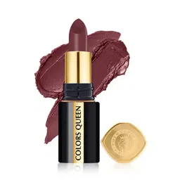 Colors Queen Luxury Matte Lipstick 08 Bronze - 4 gm-picture-16