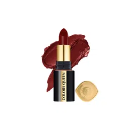 Colors Queen Luxury Matte Non Transfer Bullet Lipstick 4g - Royal Rust Maroon 11-picture-13