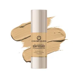 Colors Queen Oil Control Base Foundation With Primer - 30 ml - Natural Almonds - 04-picture-17