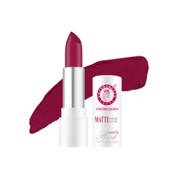 Colors Queen Rich Matte Non-Transfer Long-Lasting Lipstick 3 g- Hot Red-picture-29
