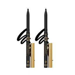 Colors Queen Set of 2 HD Auto Gel Waterproof & Long Lasting Kajal - Black-6 gm Each-picture-25