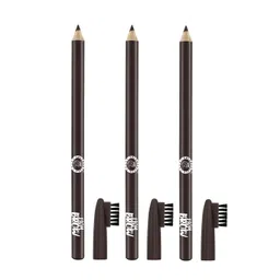 Colors Queen Set Of 3 Easy Brow Professional Eyebrow Pencil - Dark Brown-picture-17