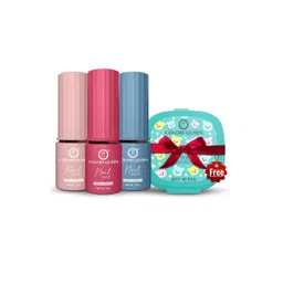 Colors Queen Set Of 4 Glossy Nail Paint - 13 ml Each With Remover Pads - 45 Pieces-picture-30