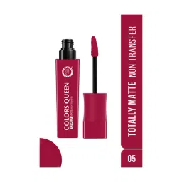 Colors Queen Totally Matte Non Transfer Liquid Lipstick Paper Flower - 7.5 gm-picture-37