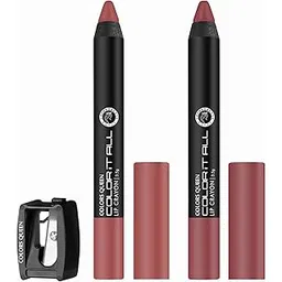 COLORS QUEEN Lipstick Nudit & Rouge (Matte)-picture-25