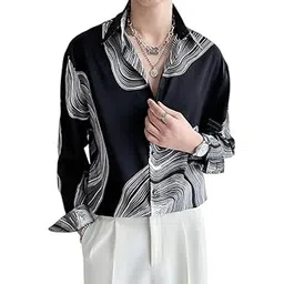 colorwings White Polyester Printed Men's Shirt | Mens Casual Shirt | Men Stylish Shirt | Men's Regular Fit | Men Formal Shirt | Men's Slim Fit-picture-36