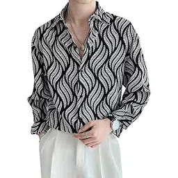 colorwings White Polyester Printed Men's Shirt | Mens Casual Shirt | Men Stylish Shirt | Men's Regular Fit | Men Formal Shirt | Men's Slim Fit-picture-24