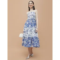 Colour Me by Melange Women Print Off-Shoulder Maxi Dress-picture-22