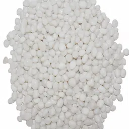 colour stone Small Polished Stone Pebbles For Plant Pots Vase Home Garden Decor (White, 3 Kg) Polished, Regular Round, Oval Marble Pebbles-picture-12