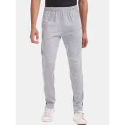 Colt Men Grey Melange Solid Track Pants-picture-27
