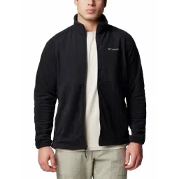 Columbia Black Polyester Regular fit Hooded Jacket-picture-23