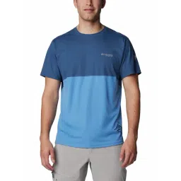 Columbia Blue Regular Fit Cirque River Crew T-Shirt-picture-41