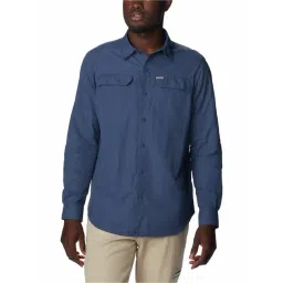 Columbia Blue Regular Fit Shirt-picture-28
