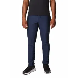 Columbia Blue Regular Fit Sports Trackpants-picture-23