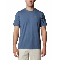 Columbia Blue Slim Fit Printed T-Shirt-picture-35