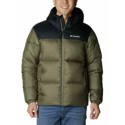 Columbia Green Nylon Regular fit Hooded Jacket image 1