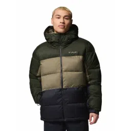 Columbia Green Slim Fit Colour Block Puffer Jacket-picture-18