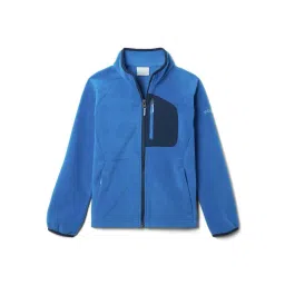 Columbia Kids Fast Trek III Blue Regular Fit Full Sleeves Jacket-picture-24