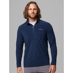 Columbia Klamath Range Men Brand Logo Print Mock Collar Half Zipper Sweatshirt-picture-34