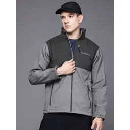 Columbia Men Canyon Meadows II Softshell Colourblocked Lightweight Outdoor Sporty Jacket-image-24