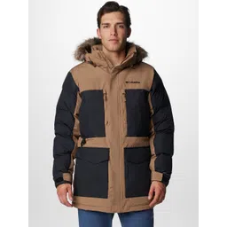 Columbia Men Hooded Colourblocked Lightweight Marquam Peak Fusion II Parka-image-48
