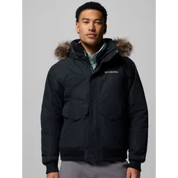 Columbia Men Hooded Solid Lightweight Casual Bomber Jacket-image-13