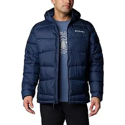 columbia Men Navy Blue Omni Heat Reflective FIVemile Butte II Hooded Jacket, L-picture-50