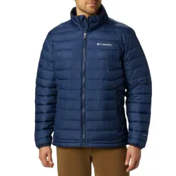 Columbia Men Navy Blue Powder Lite Jacket-picture-12