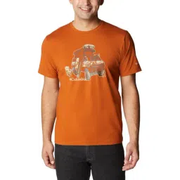 Columbia Men Orange Sun Trek Short Sleeve Graphic Tee-picture-20