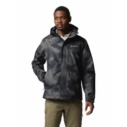 Columbia Mens Black Omni-Tech Hikebound II Printed Rain Jacket-picture-29