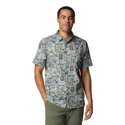 Columbia Mens Multicolor Wild Cast Camp Shirt-picture-23