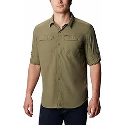 columbia Men's Nylon Regular Fit Omni-Wick Silver Ridge2.0 Hiking and Trekking Long Sleeve Shirt-picture-20