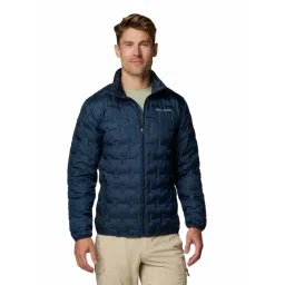 Columbia Navy Blue Polyester Relaxed fit Casual jacket-picture-28