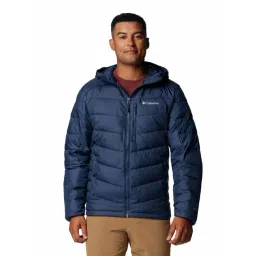 Columbia Navy Blue Polyester Relaxed fit Hooded Jacket-picture-23
