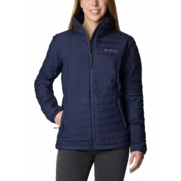 Columbia Navy Logo Print Puffer Jacket-picture-22