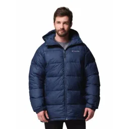 Columbia Navy Regular Fit Hooded Jacket-picture-33