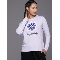 Columbia Purple Blended Regular T-Shirt-picture-23