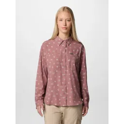 Columbia Purple Regular Fit Printed Shirt-picture-31