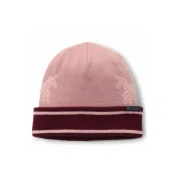 Columbia Rich Wine & Satin Pink Printed Beanie-picture-30